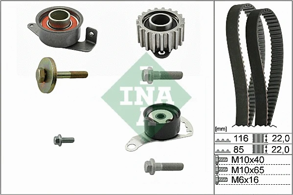 Hammasrihma komplekt Schaeffler INA 530 0104 10