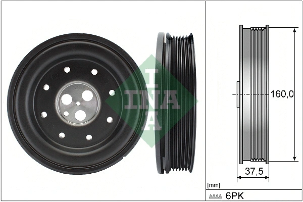 Rihmaratas, väntvõll Schaeffler INA 544 0134 10