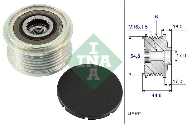Generaatori vabakäik Schaeffler INA 535 0114 10