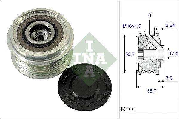 Generaatori vabakäik Schaeffler INA 535 0077 10