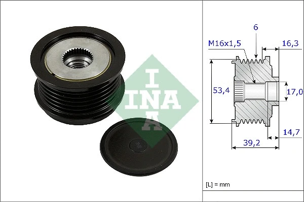 Generaatori vabakäik Schaeffler INA 535 0236 10