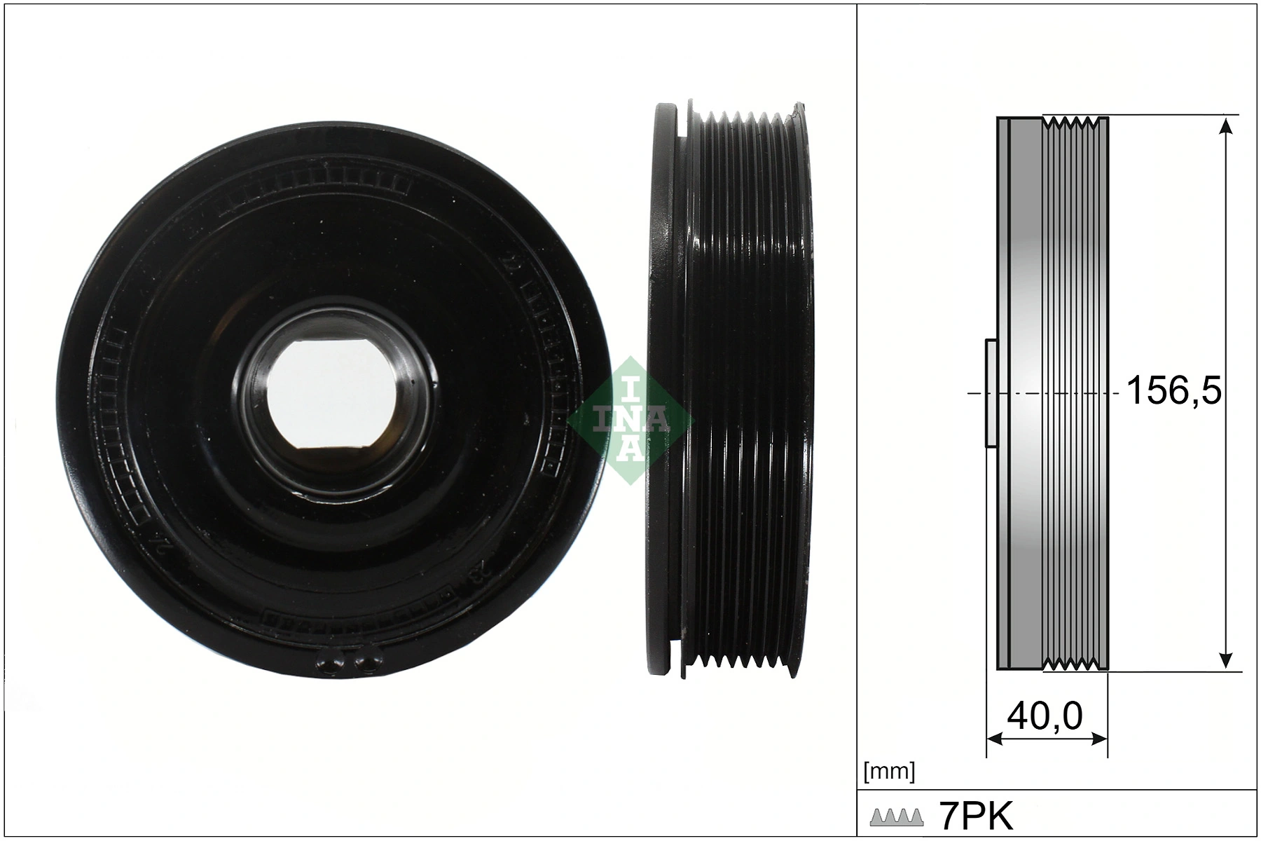 Rihmaratas, väntvõll Schaeffler INA 544 0187 10