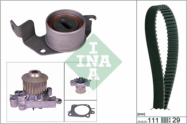 Veepump + hammasrihmakomplekt Schaeffler INA 530 0302 30