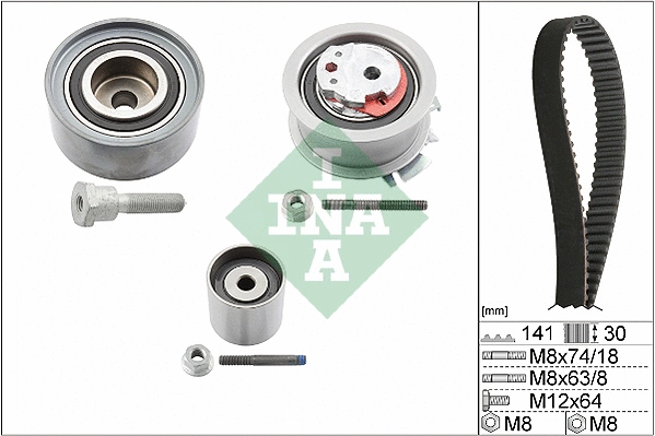 Hammasrihma komplekt Schaeffler INA 530 0463 10