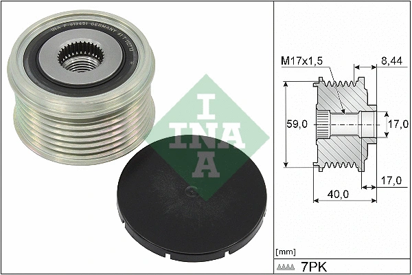 Generaatori vabakäik Schaeffler INA 535 0331 10