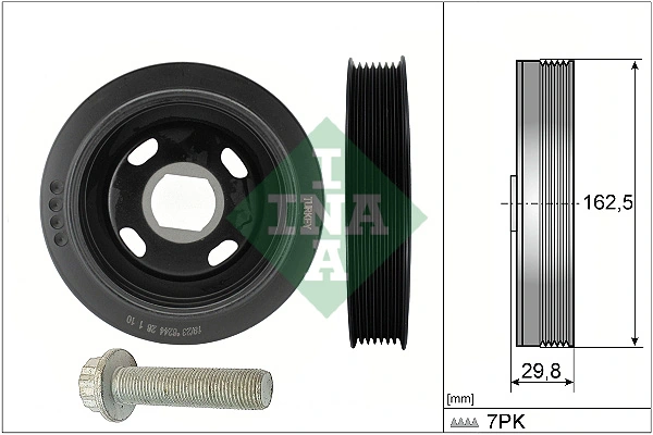rihmratta komplekt, väntvõll Schaeffler INA 544 0179 20