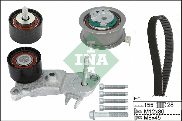 Hammasrihma komplekt Schaeffler INA 530 0762 10