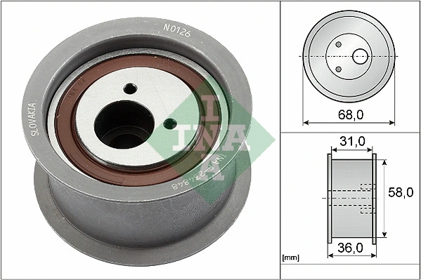 Seade-/juhtrull, hammasrihm Schaeffler INA 532 0329 10