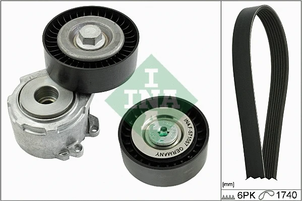 Soonrihmakomplekt Schaeffler INA 529 0158 10