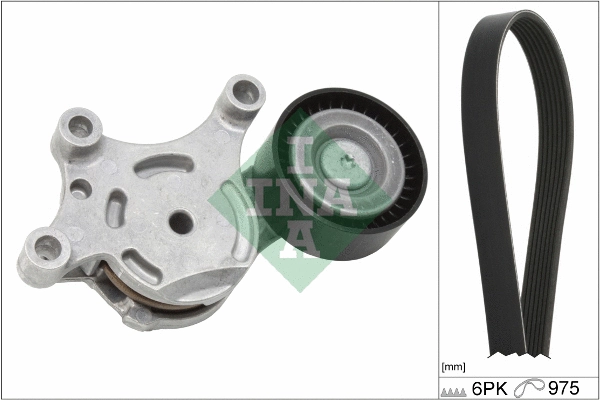 Soonrihmakomplekt Schaeffler INA 529 0261 10
