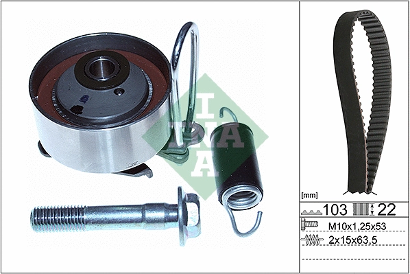 Hammasrihma komplekt Schaeffler INA 530 0505 10