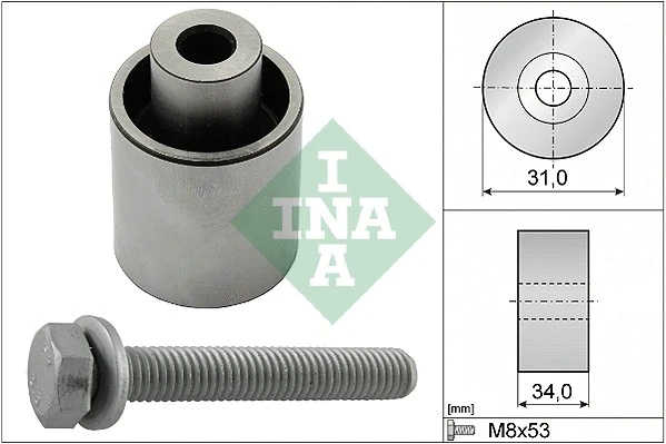 Seade-/juhtrull, hammasrihm Schaeffler INA 532 0833 10