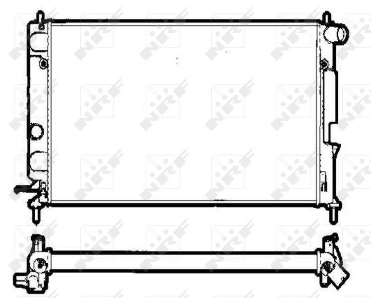 Radiaator, mootorijahutus NRF 58290