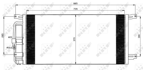 Kondensaator, kliimaseade EASY FIT NRF 35509