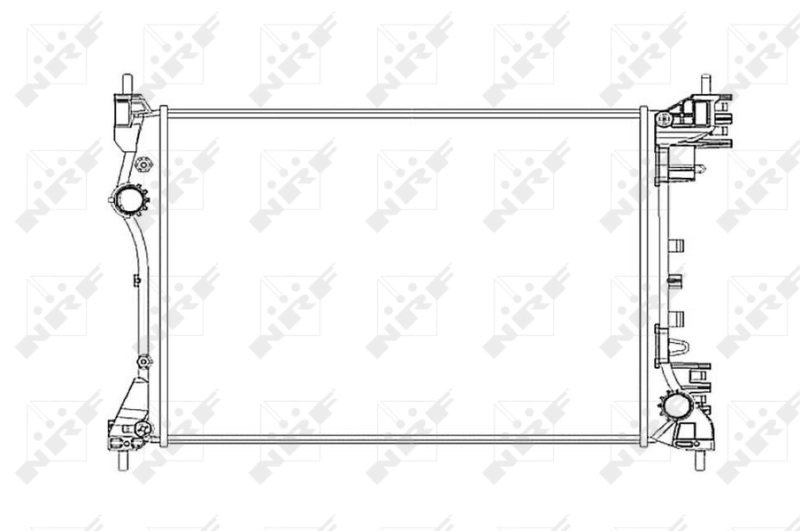 Radiaator, mootorijahutus NRF 53834