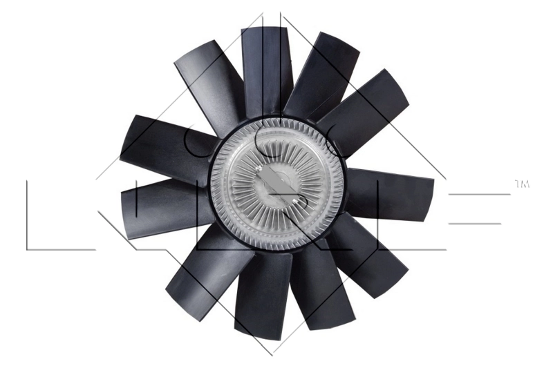 Sidur, radiaatoriventilaator NRF 49563
