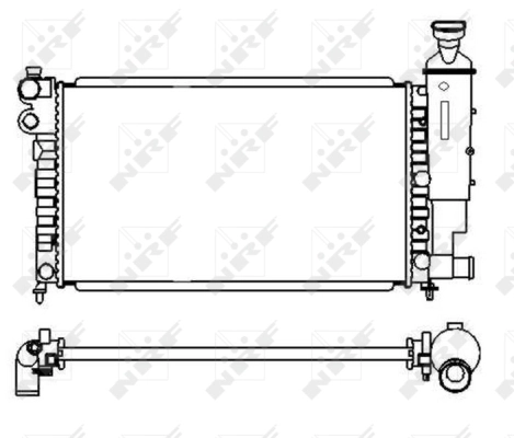 Radiaator, mootorijahutus NRF 58920