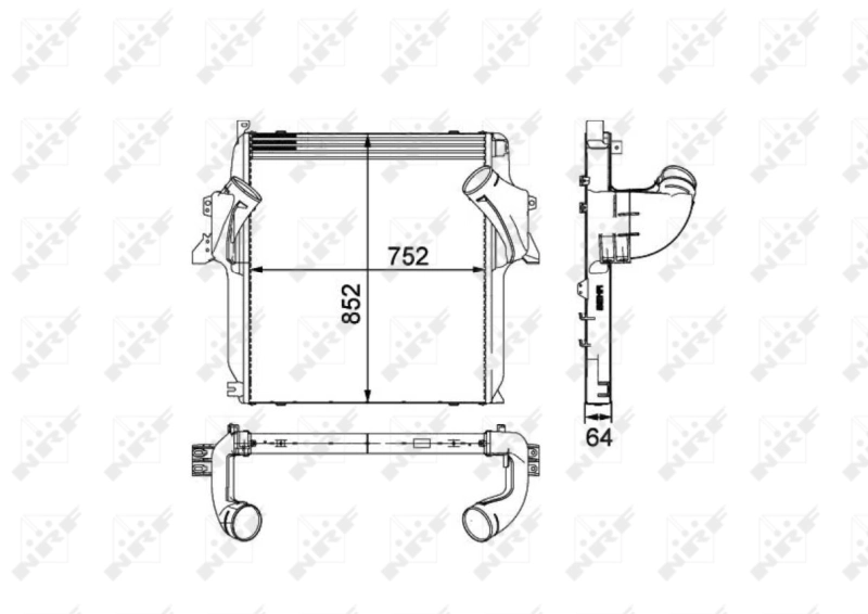 Kompressoriõhu radiaator NRF 30905