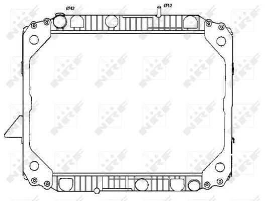 Radiaator, mootorijahutus NRF 507670