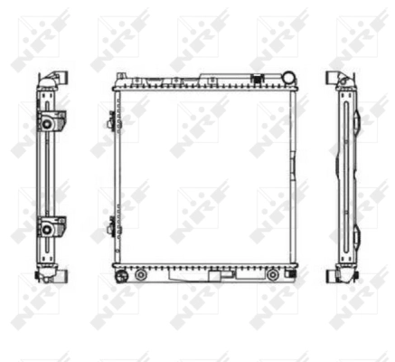 Radiaator, mootorijahutus NRF 506575