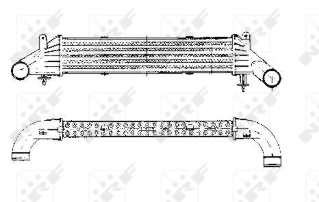 Kompressoriõhu radiaator NRF 30440