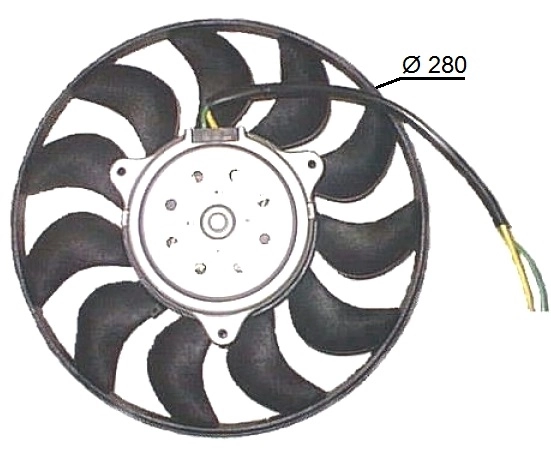 Ventilaator, mootorijahutus NRF 47616