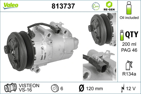 Kompressor, kliimaseade VALEO 813737