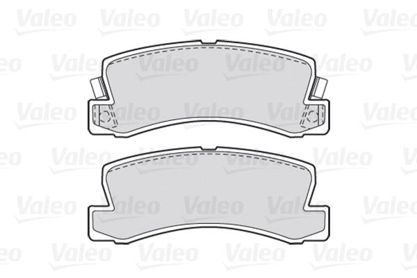 Piduriklotsi komplekt, ketaspidur VALEO 301540