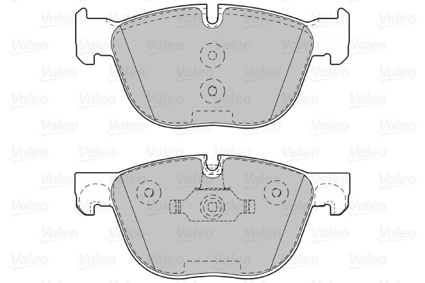 Piduriklotsi komplekt, ketaspidur VALEO 601130