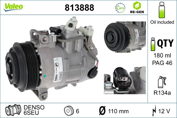 Kompressor, kliimaseade VALEO 813888