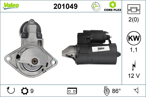 Starter VALEO 201049