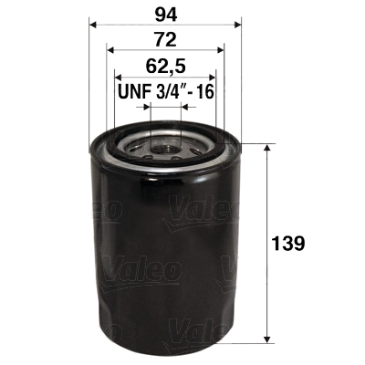 Õlifilter VALEO 586064