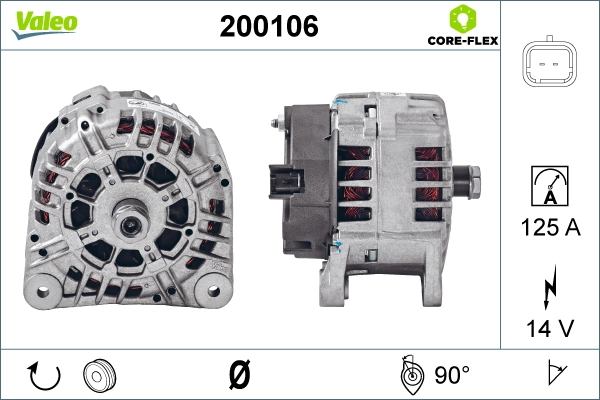 Generaator VALEO 200106