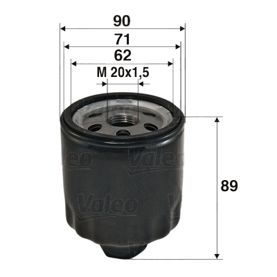 Õlifilter VALEO 586004