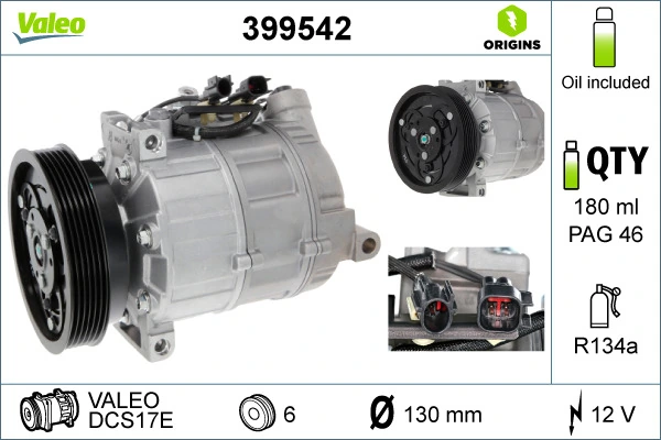 Kompressor, kliimaseade VALEO 399542