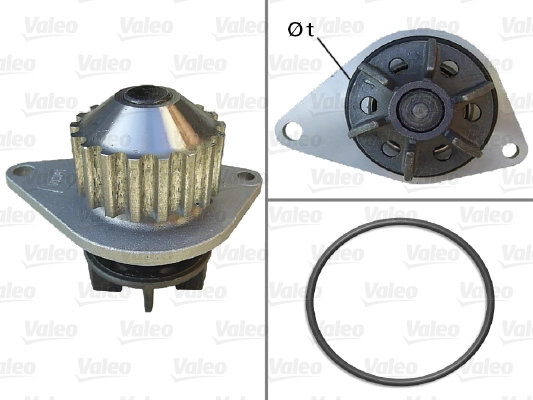 Veepump, mootori jahutus VALEO 506704