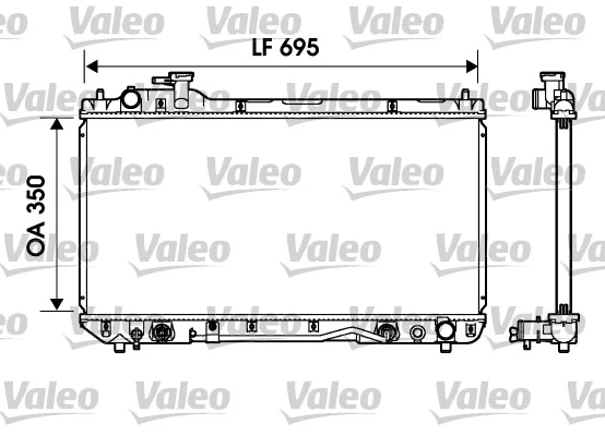 Radiaator, mootorijahutus VALEO 734217