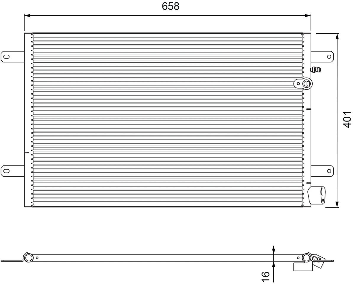 Kondensaator, kliimaseade VALEO 814004