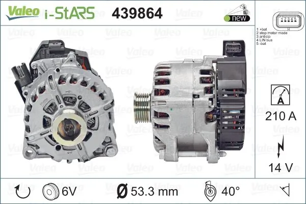 Käivitusgeneraator VALEO 439864