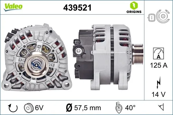 Generaator VALEO 439521