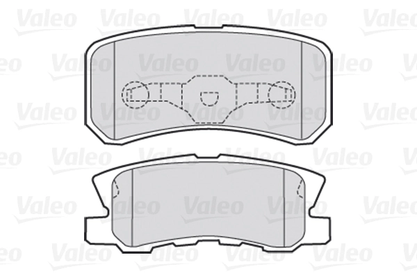 Piduriklotsi komplekt, ketaspidur VALEO 301520