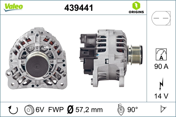Generaator VALEO 439441