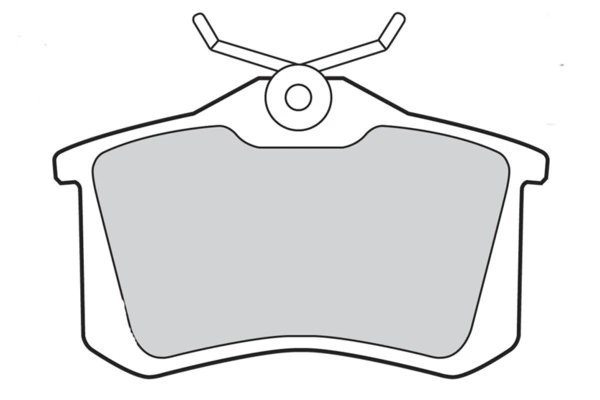 Piduriklotsi komplekt, ketaspidur VALEO 598463