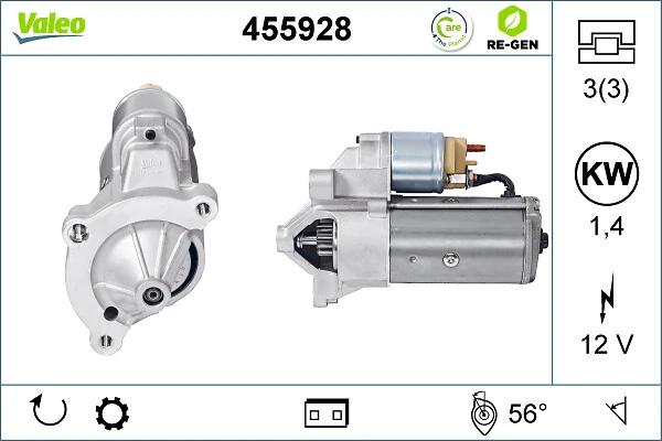 Starter VALEO 455928