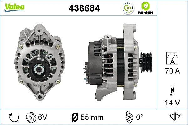 Generaator VALEO 436684