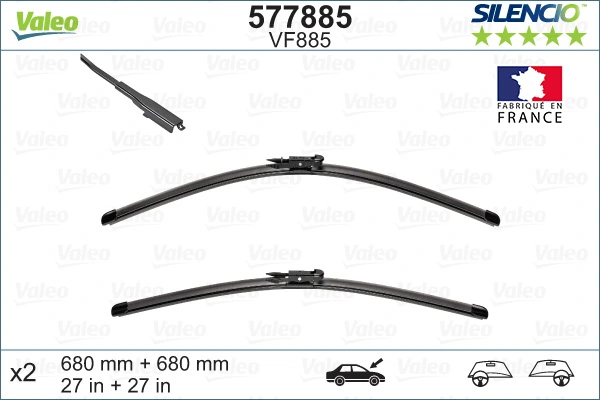 Klaasipuhastaja kumm VALEO 577885