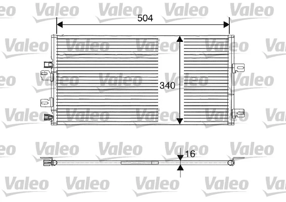 Kondensaator, kliimaseade VALEO 817687
