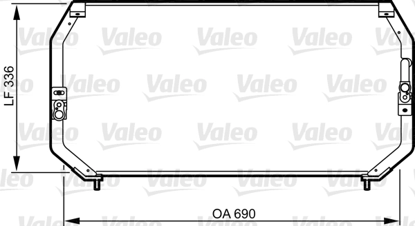 Kondensaator, kliimaseade VALEO 814246