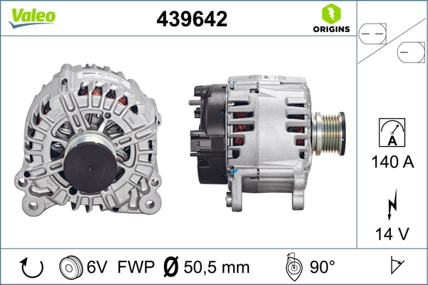 Generaator VALEO 439642