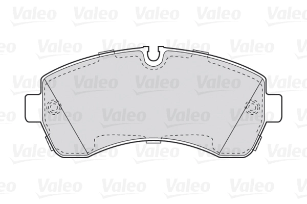 Piduriklotsi komplekt, ketaspidur VALEO 301881